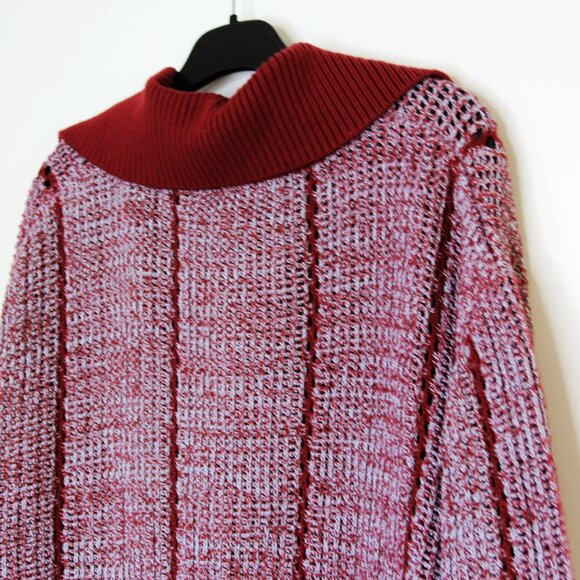 BNWT SS24 LANVIN SPREAD COLLAR OPEN KNIT CARDIGAN L - Picture 5 of 12